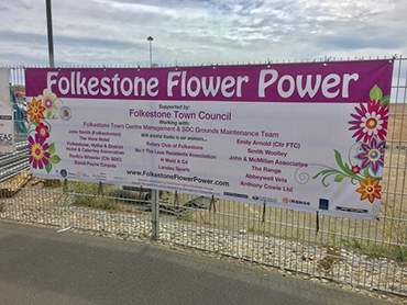 Folkestone Flower Power banner